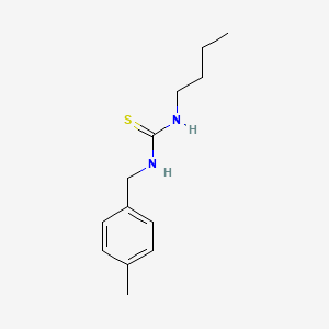 3-Butyl-1-[(4-methylphenyl)methyl]thiourea