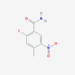 2-Fluoro-4-methyl-5-nitrobenzamide