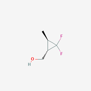 ((1S,3R)-2,2-Difluoro-3-methylcyclopropyl)methanol