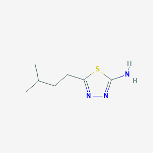 5-(3-Methylbutyl)-1,3,4-thiadiazol-2-amine