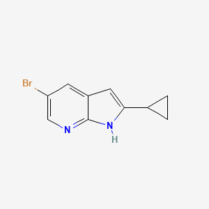 5-bromo-2-cyclopropyl-1H-pyrrolo[2,3-b]pyridine
