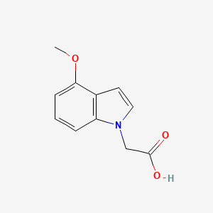 molecular formula C11H11NO3 B2796452 2-(4-甲氧基-1H-吲哚-1-基)乙酸 CAS No. 1219556-76-9