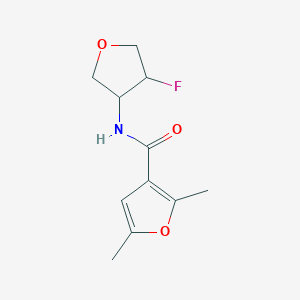 N-(4-fluorooxolan-3-yl)-2,5-dimethylfuran-3-carboxamide