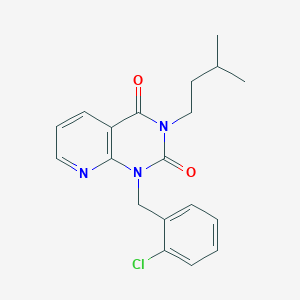 1-(2-chlorobenzyl)-3-(3-methylbutyl)pyrido[2,3-d]pyrimidine-2,4(1H,3H)-dione