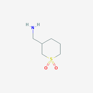 3-(Aminomethyl)-1lambda6-thiane-1,1-dione