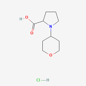 1-(Oxan-4-yl)pyrrolidine-2-carboxylic acid hydrochloride