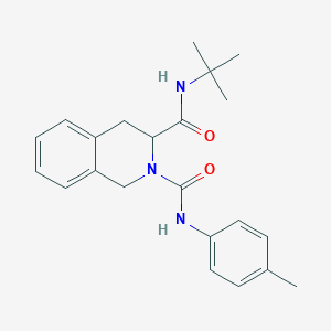 N~3~-(tert-butyl)-N~2~-(4-methylphenyl)-3,4-dihydro-2,3(1H)-isoquinolinedicarboxamide