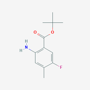 Tert-butyl 2-amino-5-fluoro-4-methylbenzoate