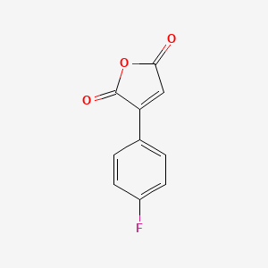 molecular formula C10H5FO3 B2796625 3-(4-Fluorophenyl)furan-2,5-dione CAS No. 58755-90-1