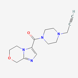 6,8-Dihydro-5H-imidazo[2,1-c][1,4]oxazin-3-yl-(4-prop-2-ynylpiperazin-1-yl)methanone