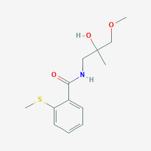 N-(2-hydroxy-3-methoxy-2-methylpropyl)-2-(methylthio)benzamide