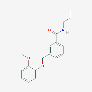 3-[(2-methoxyphenoxy)methyl]-N-propylbenzamide