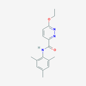 molecular formula C16H19N3O2 B2796746 6-ethoxy-N-mesitylpyridazine-3-carboxamide CAS No. 1706063-16-2