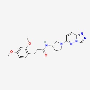 N-(1-([1,2,4]triazolo[4,3-b]pyridazin-6-yl)pyrrolidin-3-yl)-3-(2,4-dimethoxyphenyl)propanamide