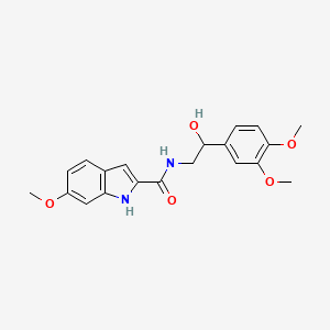 N-(2-(3,4-dimethoxyphenyl)-2-hydroxyethyl)-6-methoxy-1H-indole-2-carboxamide