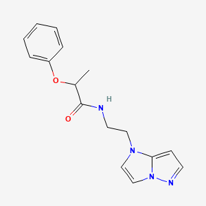 N-(2-(1H-imidazo[1,2-b]pyrazol-1-yl)ethyl)-2-phenoxypropanamide