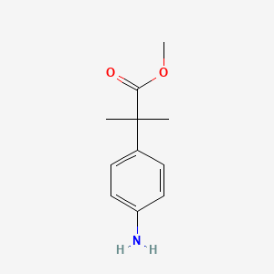 molecular formula C11H15NO2 B2796823 Methyl 2-(4-aminophenyl)-2-methylpropanoate CAS No. 54815-23-5