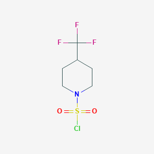 molecular formula C6H9ClF3NO2S B2796842 4-(三氟甲基)哌啶-1-磺酰氯 CAS No. 679433-04-6