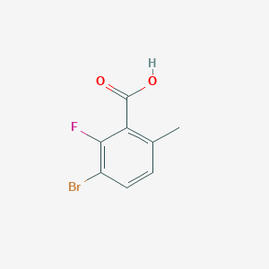 molecular formula C8H6BrFO2 B2796863 3-Bromo-2-fluoro-6-methyl-benzoic acid CAS No. 1427433-22-4