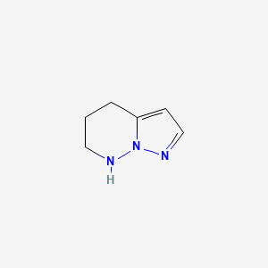 molecular formula C6H9N3 B2796875 4,5,6,7-Tetrahydropyrazolo[1,5-b]pyridazine CAS No. 2383967-91-5
