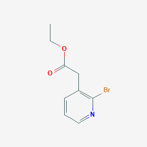 molecular formula C9H10BrNO2 B2796878 Ethyl 2-(2-bromopyridin-3-yl)acetate CAS No. 1824117-77-2