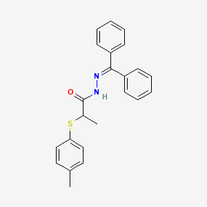 N'-(diphenylmethylene)-2-[(4-methylphenyl)sulfanyl]propanohydrazide