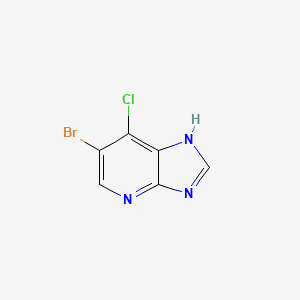6-Bromo-7-chloro-3H-imidazo[4,5-B]pyridine