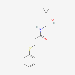 N-(2-cyclopropyl-2-hydroxypropyl)-3-(phenylthio)propanamide