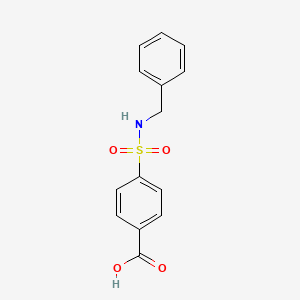 molecular formula C14H13NO4S B2797043 4-(苄基磺酰基)苯甲酸 CAS No. 10252-76-3