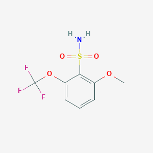 2-Methoxy-6-(trifluoromethoxy)benzene-1-sulfonamide
