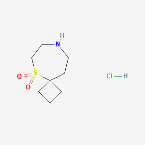 5lambda6-Thia-8-azaspiro[3.6]decane-5,5-dione hydrochloride