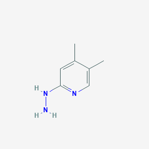 Pyridine, 2-hydrazinyl-4,5-dimethyl-