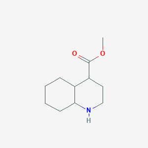 molecular formula C11H19NO2 B2797077 甲基癸氢喹啉-4-甲酸酯 CAS No. 144817-87-8