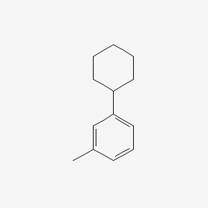 molecular formula C13H18 B2797103 1-Cyclohexyl-3-methylbenzene CAS No. 4575-46-6