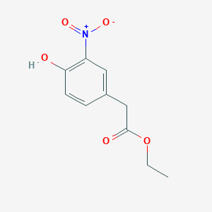 molecular formula C10H11NO5 B2797118 Ethyl (4-hydroxy-3-nitrophenyl)acetate CAS No. 183380-81-6