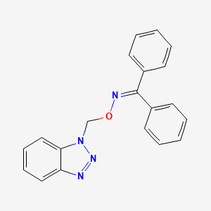 N-(benzotriazol-1-ylmethoxy)-1,1-diphenylmethanimine