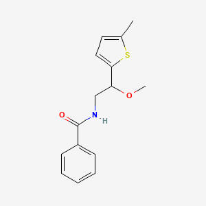 N-(2-methoxy-2-(5-methylthiophen-2-yl)ethyl)benzamide