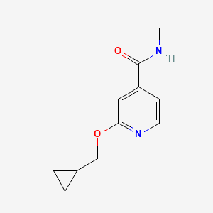 2-(cyclopropylmethoxy)-N-methylisonicotinamide