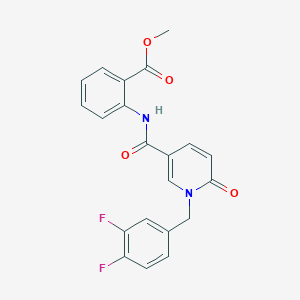Methyl 2-({[1-(3,4-difluorobenzyl)-6-oxo-1,6-dihydro-3-pyridinyl]carbonyl}amino)benzenecarboxylate