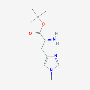 Tert-butyl (2R)-2-amino-3-(1-methylimidazol-4-yl)propanoate