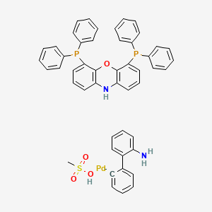 molecular formula C49H40N2O4P2PdS B2797184 N-XantPhos Pd G3, 95% CAS No. 1602922-03-1