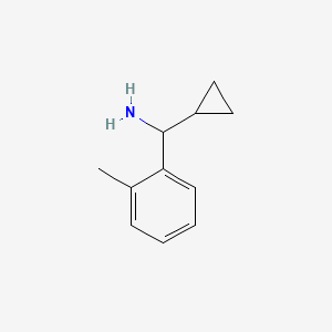 B2797189 Cyclopropyl(2-methylphenyl)methanamine CAS No. 2061980-20-7; 535925-73-6