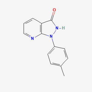 molecular formula C13H11N3O B2797195 1-(4-甲基苯基)-1,2-二氢-3H-吡唑并[3,4-b]吡啶-3-酮 CAS No. 320419-95-2