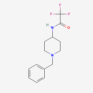 molecular formula C14H17F3N2O B2797210 N-(1-benzylpiperidin-4-yl)-2,2,2-trifluoroacetamide CAS No. 97181-50-5