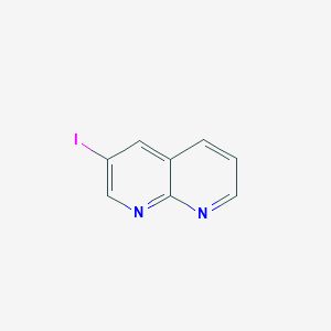 molecular formula C8H5IN2 B2797248 3-碘-1,8-萘啶 CAS No. 2376729-80-3
