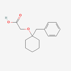 [(1-Benzylcyclohexyl)oxy]acetic acid