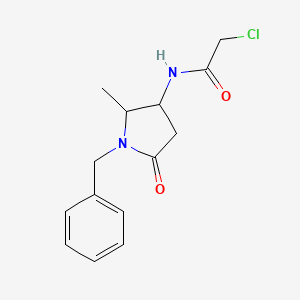 N-(1-Benzyl-2-methyl-5-oxopyrrolidin-3-yl)-2-chloroacetamide