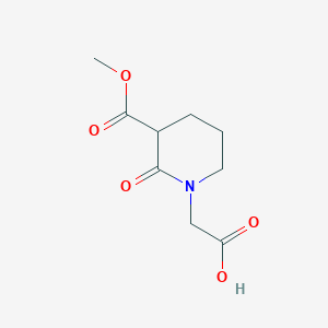 2-(3-(Methoxycarbonyl)-2-oxopiperidin-1-yl)acetic acid