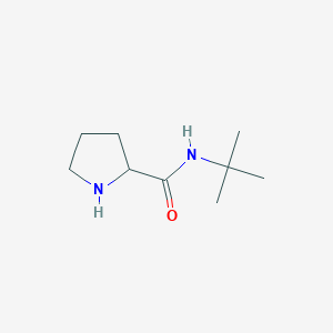 molecular formula C9H18N2O B2797274 N-Tert-butylpyrrolidine-2-carboxamide CAS No. 938764-12-6