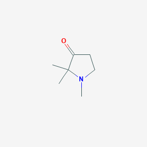 molecular formula C7H13NO B2797275 1,2,2-Trimethylpyrrolidin-3-one CAS No. 53874-84-3